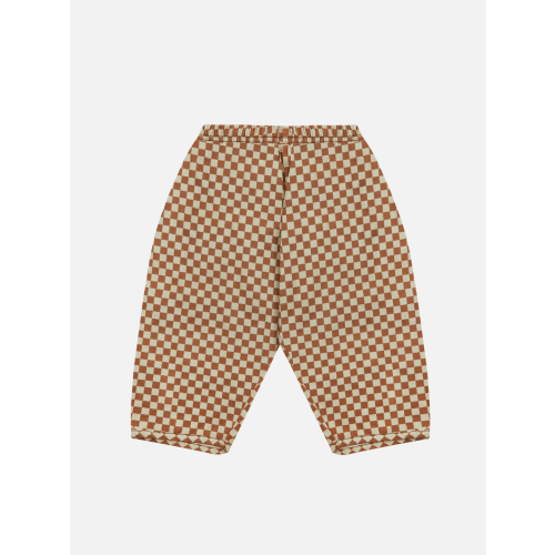 BRICK CHECK TROUSER 6-12 MONTHS