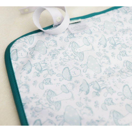 Whimsical Mushroom Garden Diaper Change Pad