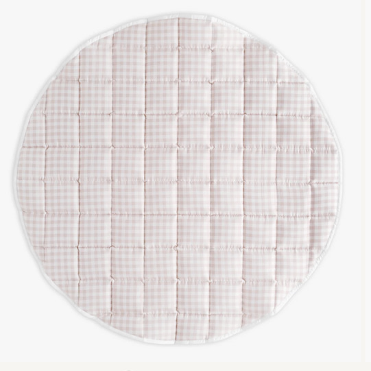 Picnic Gingham Play Mat - Pink