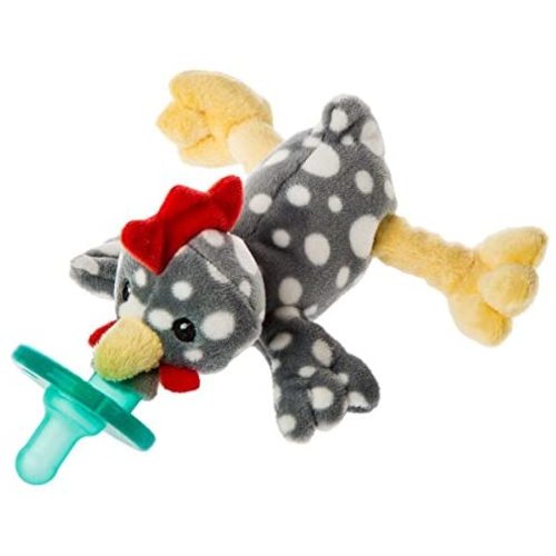 Mary Meyer WubbaNub Soft Toy and Infant Pacifier, Rocky Chicken , 6x2.5x3 Inch (Pack of 1)