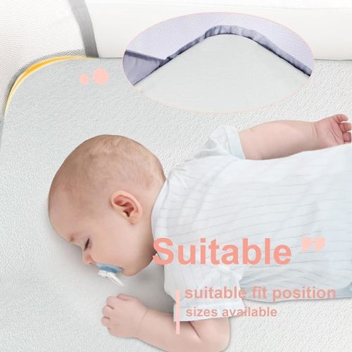 Bassinet Mattress Topper, Gel Memory Foam Mattress with Removable Cover(32" x 22"), Fit for Maxi-COSI Iora, Graco Travel Lite, Fodoss, Yacul and Cloud Baby Bassinet, Soft Mattress