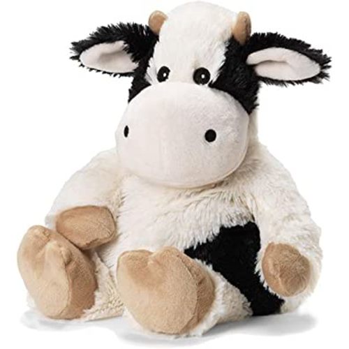 Black & White Cow Warmies - Cozy Plush Heatable Lavender Scented Stuffed Animal