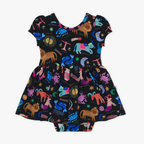 Star Signs Skater Dress with Bodysuit - Little Sleepies