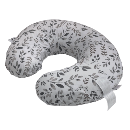 Boppy Nursing and Infant Support Pillow, Grey Taupe Leaves