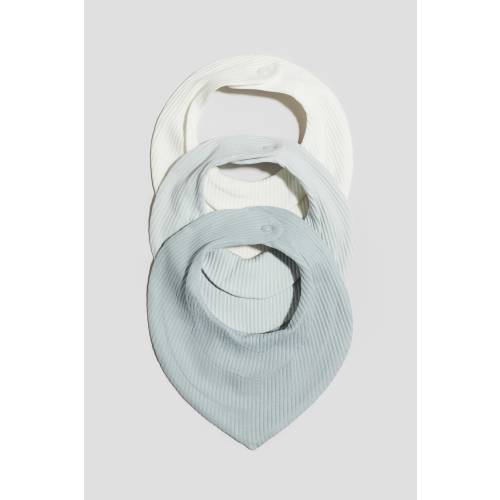 3-PACK RIBBED TRIANGULAR SCARVES