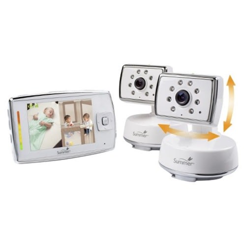 Summer Infant Dual View 3.5" Color Split Screen Pan/Tilt/Zoom Digital Baby Monitor