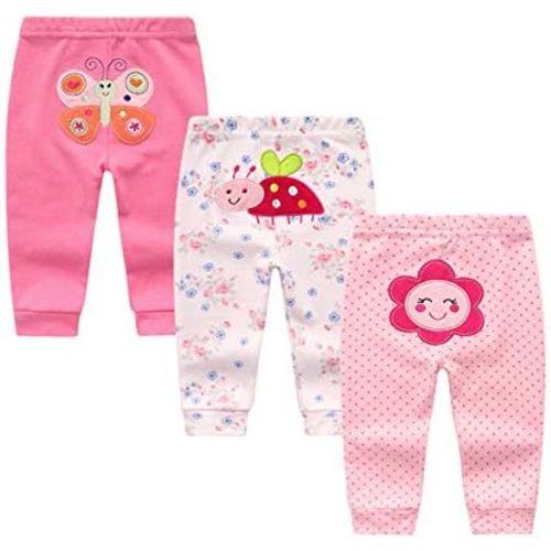 Kiddiezoom Baby Warmer Pants Lovely Boys Girls Solid Pant Trousers Leggings 0-24Month