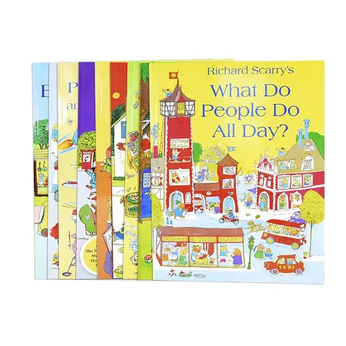 Richard Scarrys Best Collection Ever! 10 books collection. What do people do all day?... and other stories.