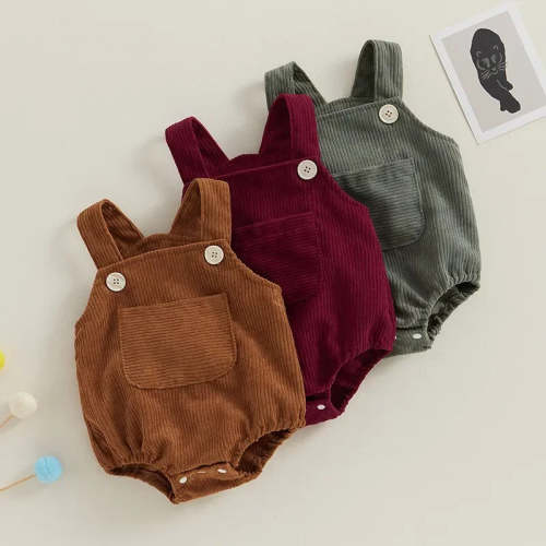 Little Corduroy Romper - Shop Online at Belle Baby | Belle Baby