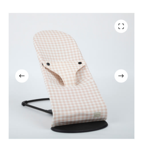 Babybjörn Vichy Pink Cover - Minicoton