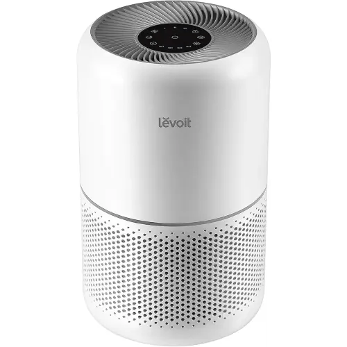 LEVOIT Air Purifier for Home Allergies Pet Hair in Bedroom, Covers Up to 1074 ft² by 56W High Torque Motor, AHAM VERIFIDE, 3-in-1 Filter with HEPA Sleep Mode, Remove Dust Smoke Odor, Core300-P, White