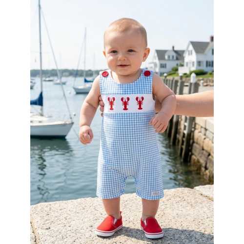 Baby Boy Lobster Romper