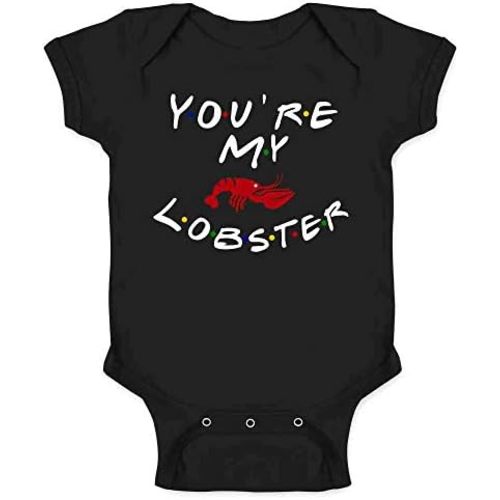 Pop Threads Youre My Lobster Funny 90s TV Show Graphic Infant Baby Boy Girl Bodysuit