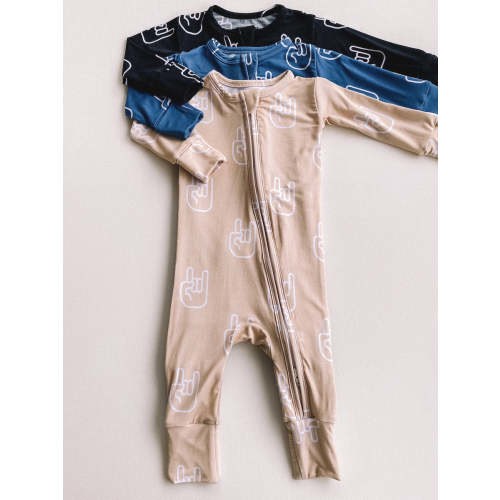 rock on bamboo romper