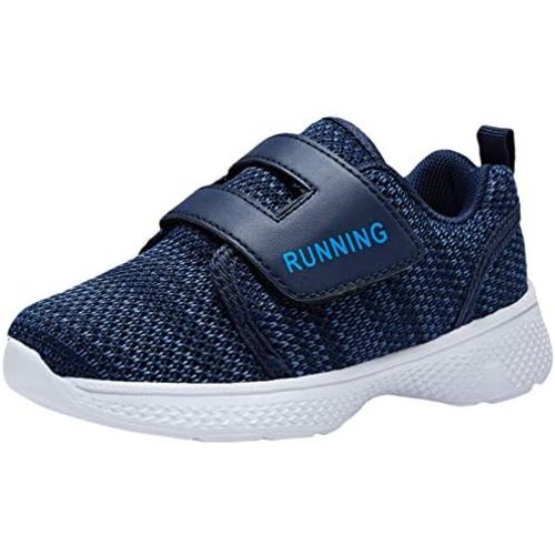 adituo Toddler/Little Kid Boys Girls Lightweight Breathable Sneakers Strap Athletic Runing Walking Sports Shoes