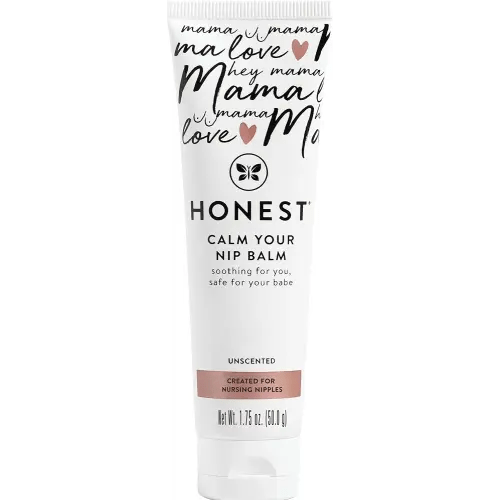 The Honest Company Honest Mama Calm Your Nip Balm | Nourishing, Soothing Nipple Cream for Nursing | Naturally Derived + Safe for Sensitive Skin | 1.75 fl oz