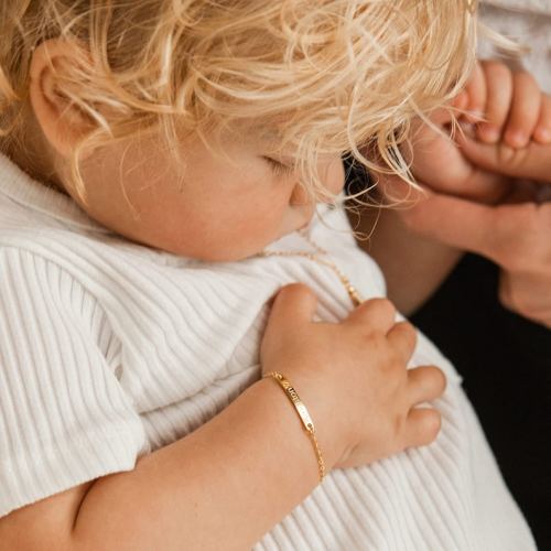 Baby Name Bracelet Personalized Kids Name Bracelet Tiny - Etsy