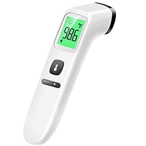 Amazon.com: Non-Contact Thermometer for Adults and Kids, Digital Forehead Thermometer with Fever Alarm, Silent Mode and 35-Set Memory, Forehead/Object 2 in 1 Mode, FSA/HSA Eligible Thermometer (White & Black) : Health & Household