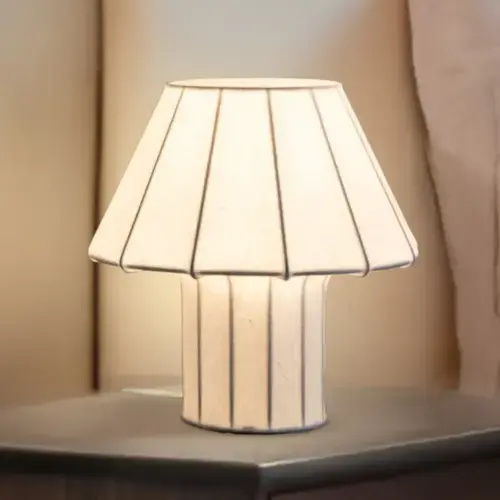 Celeste 12.6" LED Lightweight Table Lamp with Resin Fabric Shade, Bulb Included