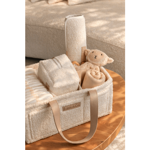 Bouclé Sleek Caddy - Nappy organiser – Little & Co