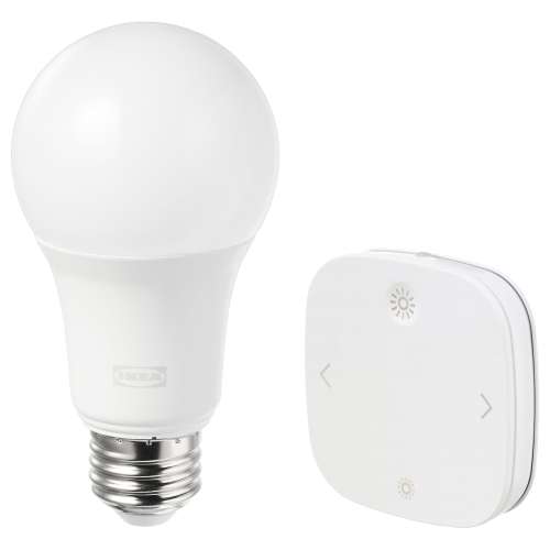 TRÅDFRI Starter kit - smart wireless dimmable/color and white spectrum E26
