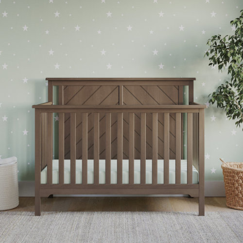 Hampton Flat Top 4-in-1 Convertible Crib