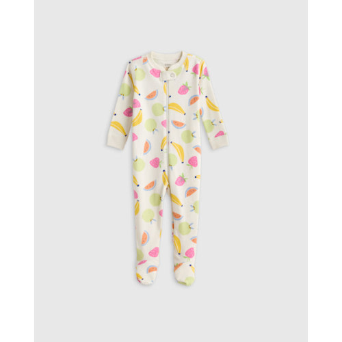 100% Organic Cotton Footie Pajama in Fruit