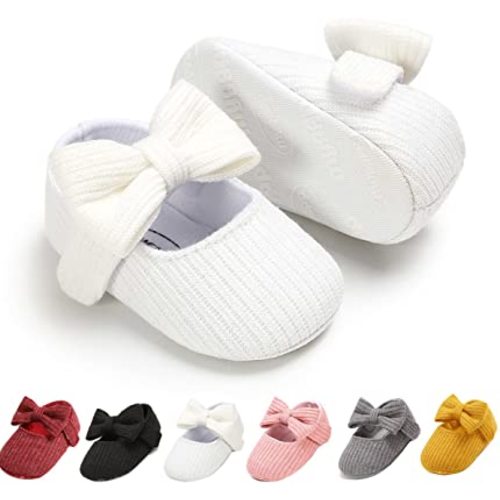 Ohwawadi Infant Baby Boys Girls Slippers Cozy Fleece Booties Soft Bottom Warm Cartoon Socks Newborn Crib Shoes