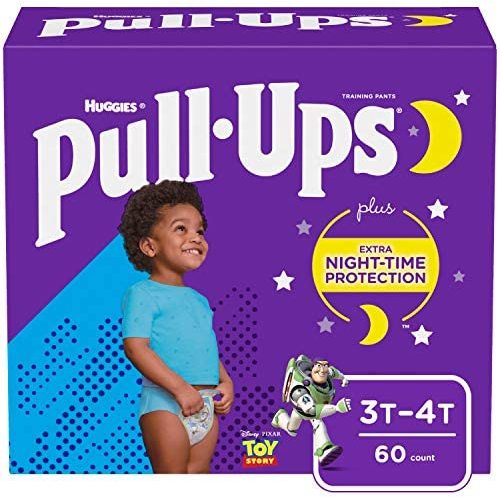 Pull-Ups Night-Time Boys' Training Pants, 3T-4T, 60 Ct
