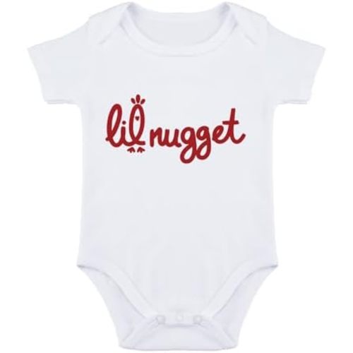Little Nugget Bodysuit Baby Funny Lil Nugget Baby Bodysuit Chicken bodysuit Baby Bodysuit Boy Girls Clothes