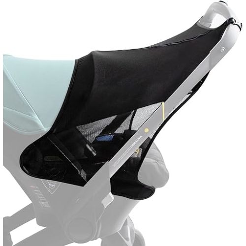 Stroller Sun Shade, Functional Sun Protection Extension Compatible with Doona car seat Stroller, 360 Sun Shade Baby Car seat UV Protection Sun Cover for Baby Pushchairs Strollers Accessories
