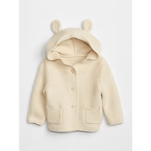 Baby Brannan Bear Sweater - French Vanilla (Size: 0-3 Months)
