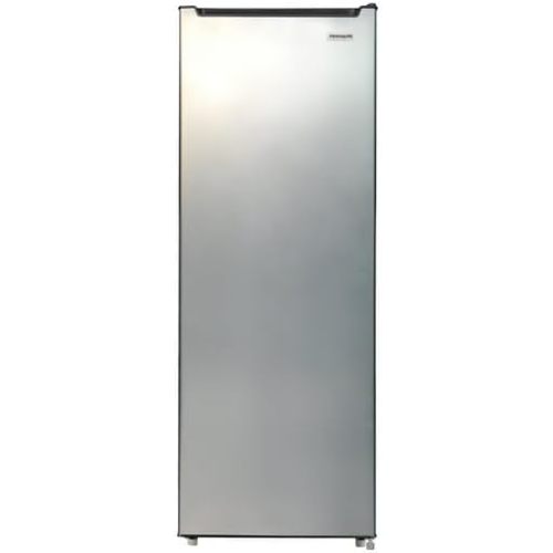 Modern Upright Freezer, Reversible Door Hinge, Removable Shelves - 6.5 Cu ft Capacity (Stainless Steel)