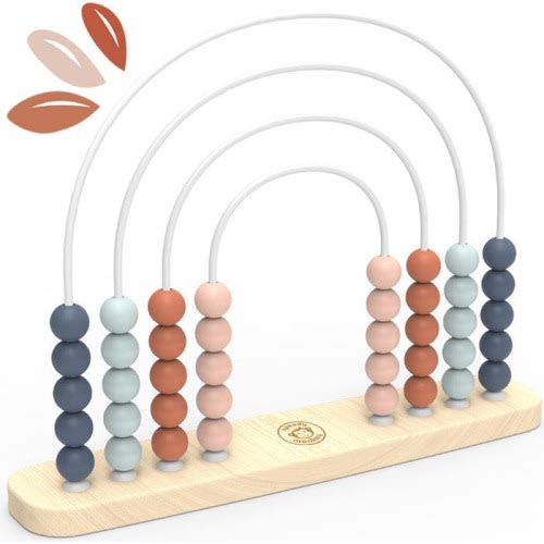 Speedy Monkey Rainbow Abacus Toy, Multi Color
