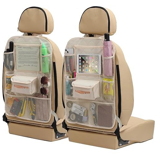 Car Storage Organizer 2 PCS | BEIGE