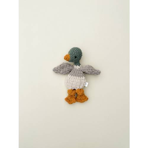 MALLARD DUCK "LOVEY" | Made to Order | Crocheted Handmade Animal | Toy | Valentines Day | Gift | Baby shower Gift