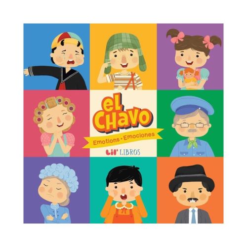 El Chavo: Emotions / Emociones (Bilingual: English/Spanish) - (Board Book)