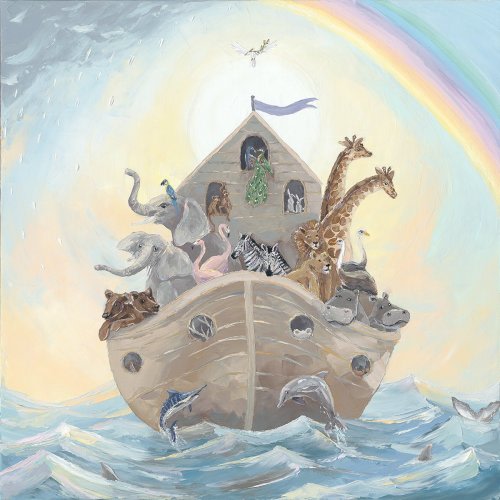 Noah's Ark, Paper & Canvas Prints from Something Out of a Storybook: Baby & Children Collection — Casey Langteau Art Gallery