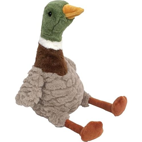 MON AMI River Mallard Duck Plush Toy 13-Inch | Soft, Cuddly & Colorful Stuffed Animal for Kids | Farm Animal Plush for Playtime, Snuggling & Imaginative Fun | Adorable Huggable Duck Plush for All Ages
