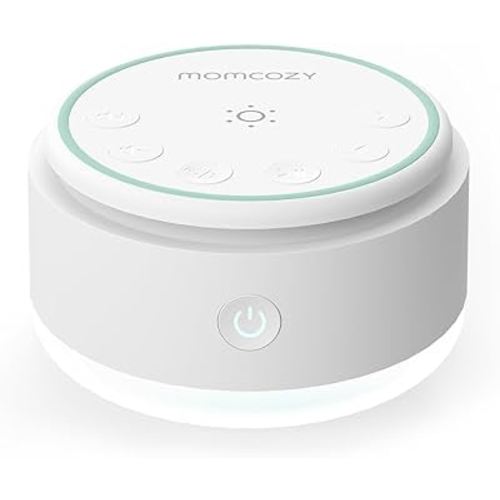 Momcozy Sound Machine for Baby-20 Soothing Sounds & Touch Light Portable White Noise for Kids & Adults for Sleeping Timer and Memory | Ideal Travel Companion & Nursery Must-Have & Outing | Shower Gift