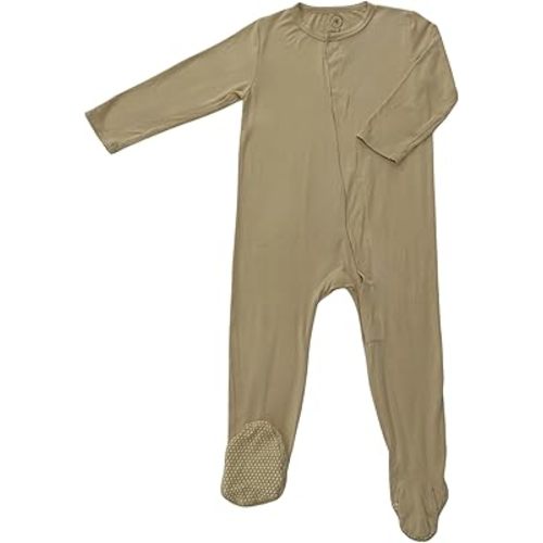 Avee & Co Footie Pajamas - Quick Magnetic Fastener Sleeper for Baby Boy and Girl (0-24 months)