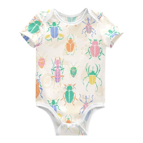 Wusikd Cherry Blossom Unisex Baby Bodysuit Cotton Sakura Baby Short Sleeve Clothes 3 Months for Boys Girls