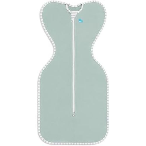 Love to Dream Swaddle, Baby Sleep Sack, Swaddle Up Self-Soothing Swaddles for Newborns, Get Longer Sleep, Snug Fit Helps Calm Startle Reflex, Lite 0.2 Tog Sleep Sack, 5-8.5 lbs, Olive