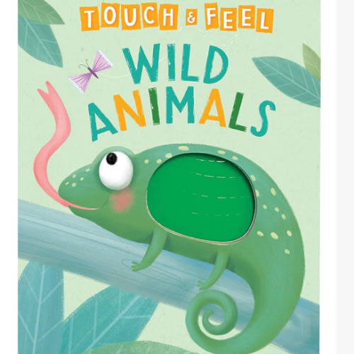 Wild Animals: A Touch and Feel Book - Children's Board Book - Educational
