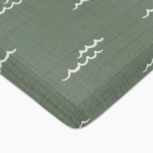 babyletto All-Stages Midi Crib Sheet - Ocean Waves