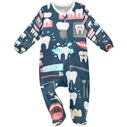 Baby Sleepers Newborn Baby One-Piece Footies for Girl Boy
