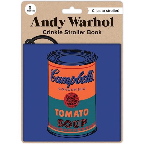 Andy Warhol – Iconic Early Development Crinkle Fabric Stroller Book for Toddlers and Babies Novelty Book – March 14, 2023