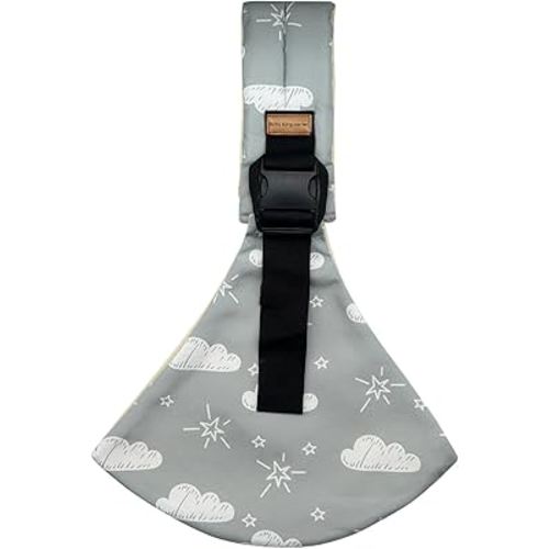 Baby Sling Carrier,Baby Sling,Toddler Carrier,Adjustable and Non-Slip Hip Seat Carriers Carrying 10-30 lbs(White Cloud)