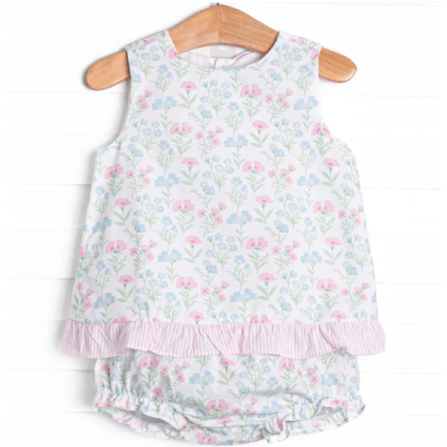 Sweet Pea Seersucker Diaper Set, Pink – Stitchy Fish