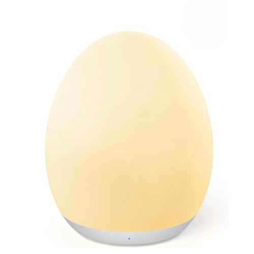 JolyWell Night Light for Kids, Baby Egg Light with 7 Colors Changing Mode & Stepless Dimming, Nursery Night Lamp BPA Free,Rechargeable Egg Night Light for Breastfeeding 1h Timer & Touch Control